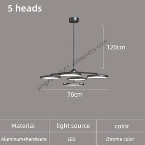 Modern pendant chandelier for restaurant and dining room