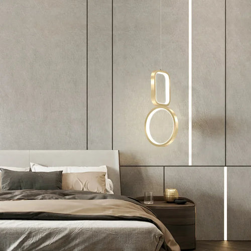 suspension moderne à led pour décoration intérieure élégante