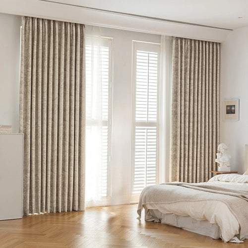 Rideau occultant motifs modernes pour chambre salon