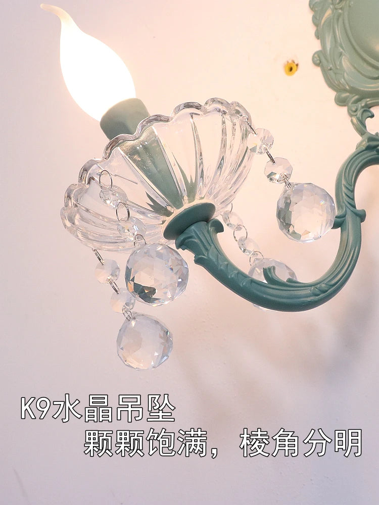 applique murale en cristal pour éclairage intérieur décoratif - vue 5 sur 10