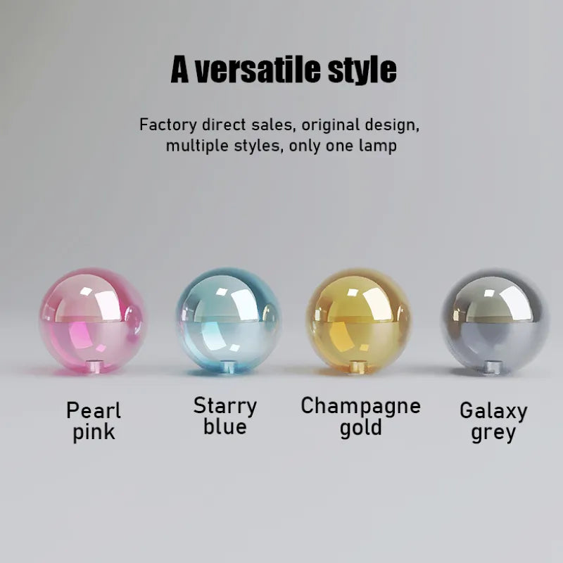 SANDYHA Lamparas modermas de techo Lampe de lustre boule de verre multicolore lumière LED ferronnerie Art lampara pour chambre salle à manger - vue 6 sur 14