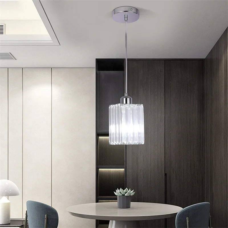 Nordique moderne K9 cristal Lustre intérieur plafonnier couloir escaliers suspension chambre Lustre salle à manger luminaires décor à la maison - vue 6 sur 16