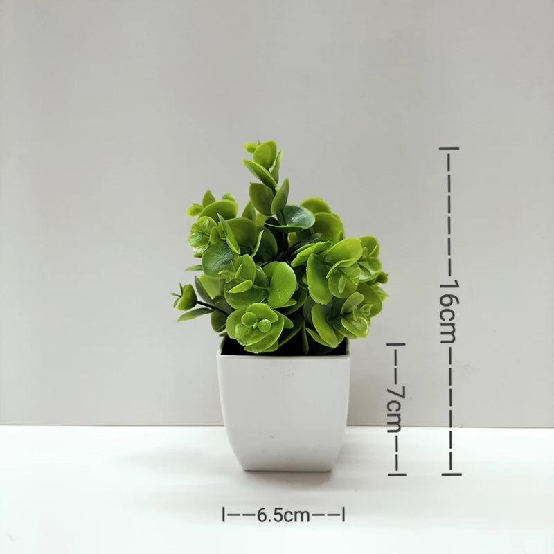 plante artificielle en pot pour décoration de bureau et jardin - vue 42 sur 45