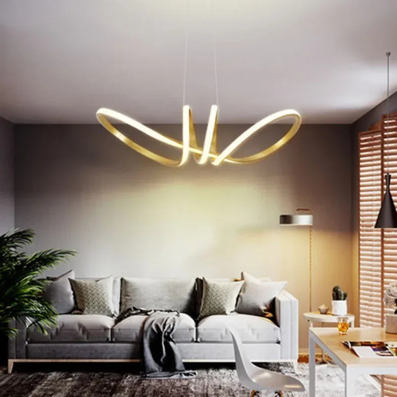 suspension moderne à led pour décoration intérieure élégante - vue 7 sur 13