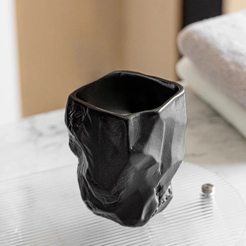 tasse de bain de bouche en forme de roche portable pour salle de bain - vue 10 sur 10