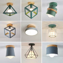 plafonnier nordique en bois luminaire créatif décoration moderne
