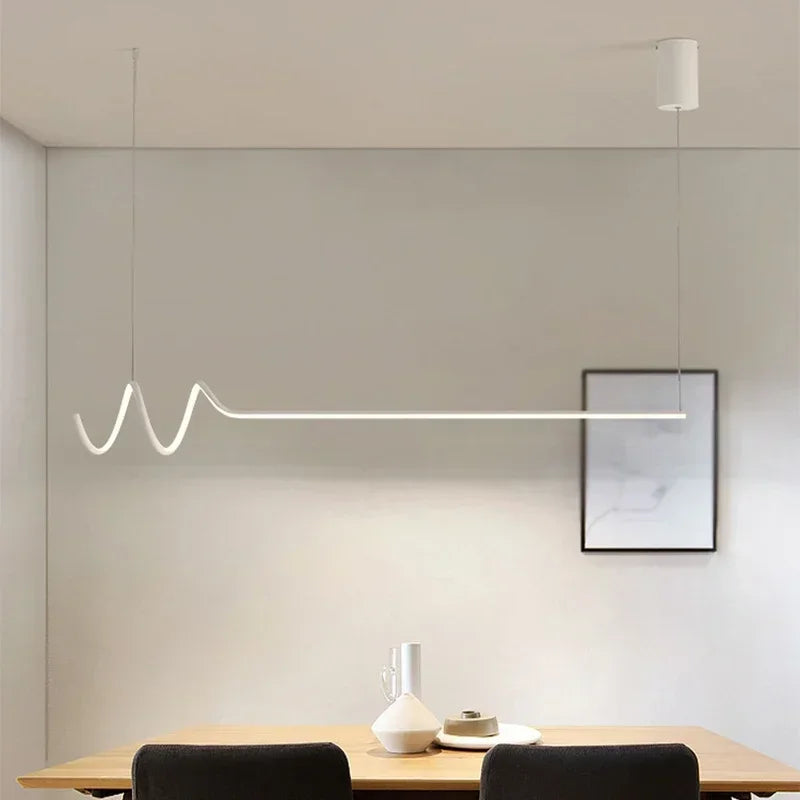 suspension LED design moderne idéale pour hôtels - vue 5 sur 10
