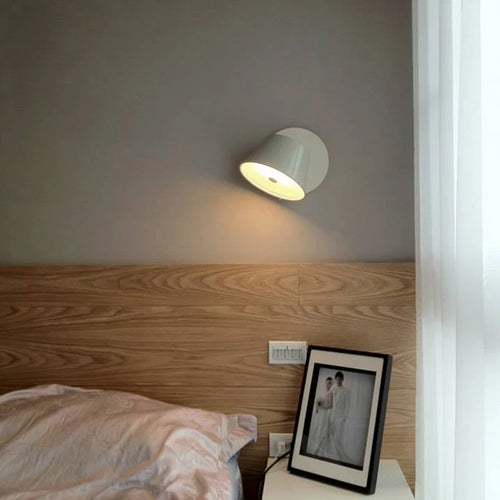 Applique murale LED abat-jour conique rotatif - vue 4 sur 10