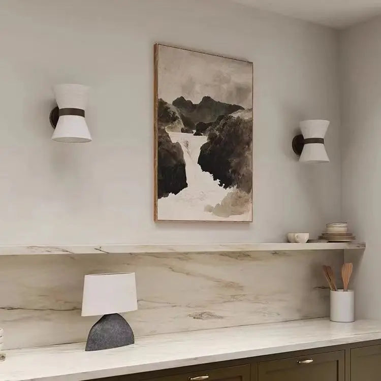 applique murale en tissu lumière ambiance japonaise pour lecture - vue 6 sur 6