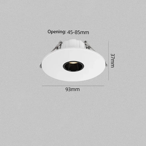 Ultra-slim recessed LED spotlight for ambient lighting