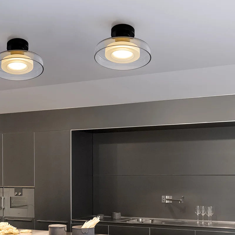 applique murale led en forme de bol pour éclairage d'hôtel