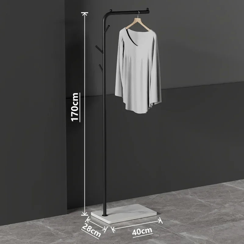 porte-vêtements nordique léger et moderne pour rangement élégant
