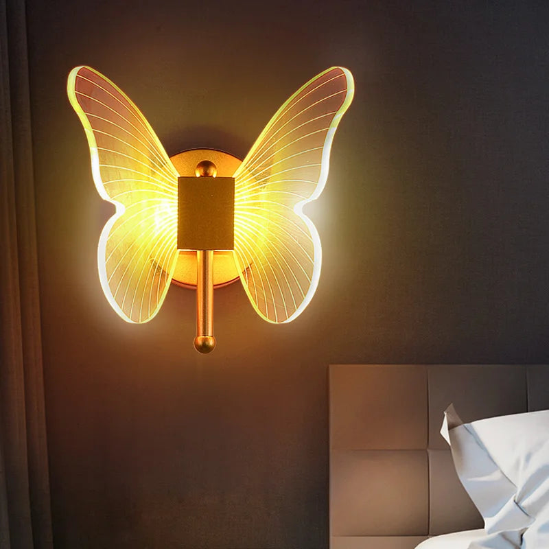 Suspension Papillon Led en acrylique - vue 6 sur 18