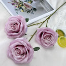 branches de roses artificielles en soie pour décoration élégante