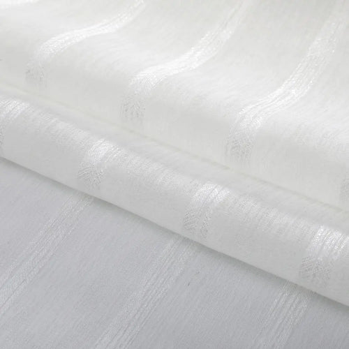 Voilage tulle rayé style européen léger pour salon