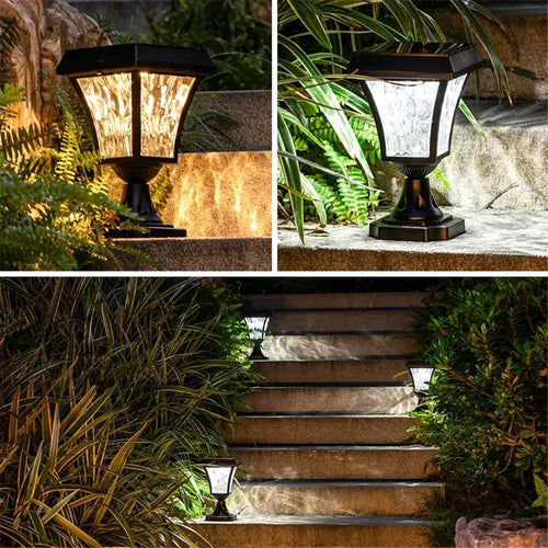 lampe solaire extérieure led imperméable pour jardin et espace extérieur - vue 7 sur 7