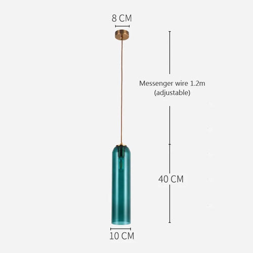 Suspension nordique LED en verre - vue 7 sur 11