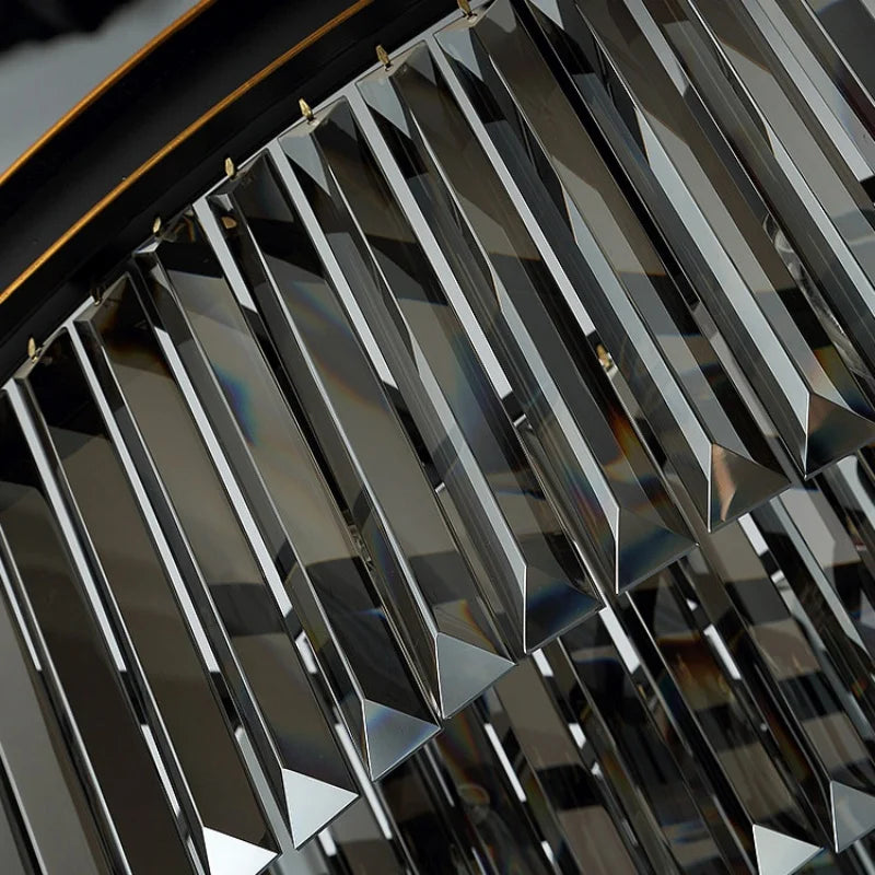 lustre en cristal de luxe style italien pour décoration intérieure - vue 5 sur 21