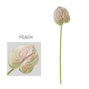 feuilles d'anthurium artificielles pour décoration florale et jardin