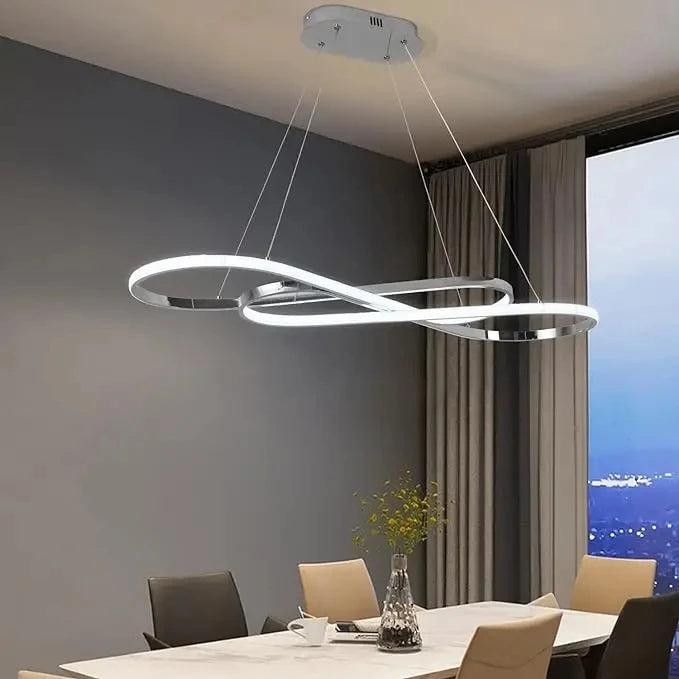 plafonnier led moderne avec télécommande pour éclairage intérieur - vue 5 sur 10