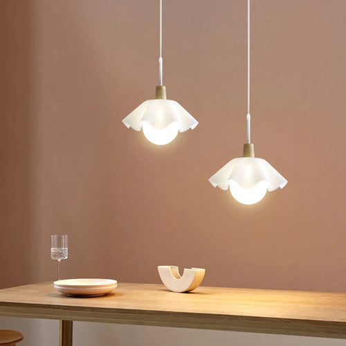 Nordic creative modern minimalist decorative flower chandelier - vue 3 sur 8