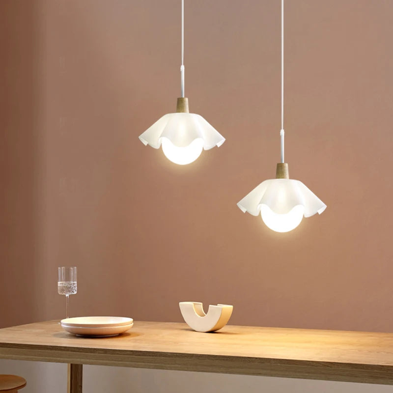Nordic creative modern minimalist decorative flower chandelier - vue 3 sur 8