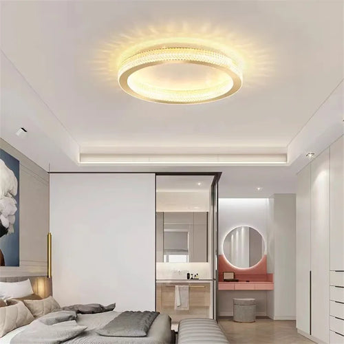 Nordic crystal luxury ceiling light minimalist indoor lighting - vue 5 sur 8