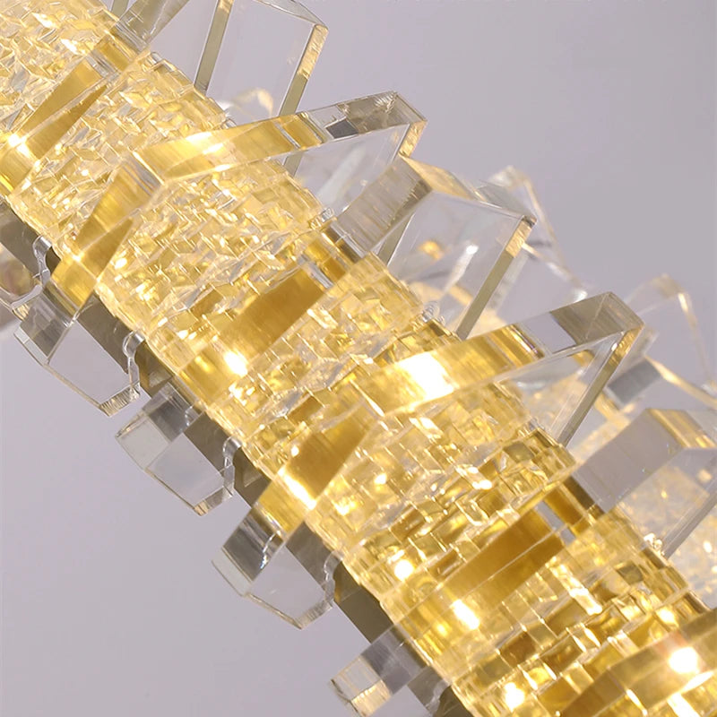 suspension led nordique en aluminium pour hôtel villa - vue 5 sur 11