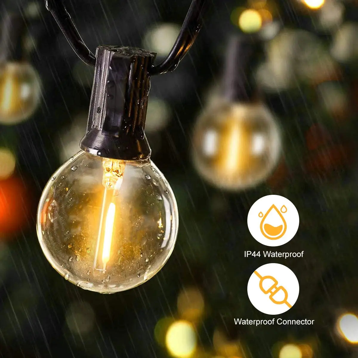 guirlande lumineuse d'extérieur étanche pour décoration extérieure - vue 3 sur 10