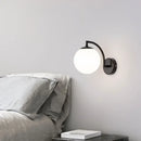 Nordic minimalist glass ball wall light for home
