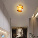 Minimalist glass nordic style LED ceiling light for interiors