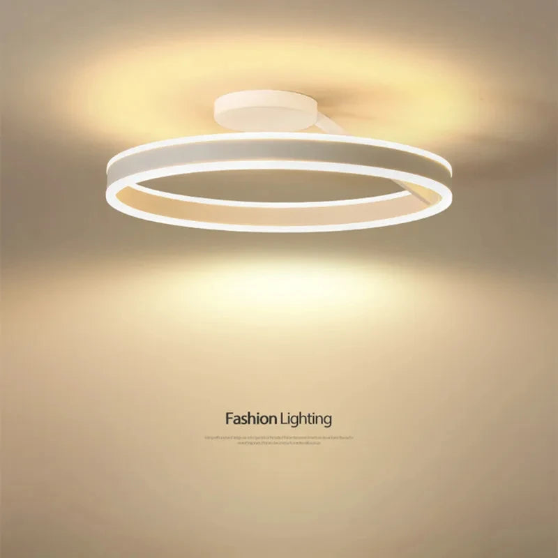 lustre minimaliste rond pour éclairage intérieur de luxe