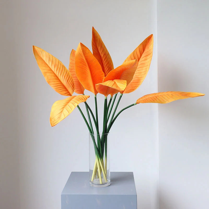 arrangement floral tropical avec oiseaux et bananes décoratif mariage - vue 5 sur 8