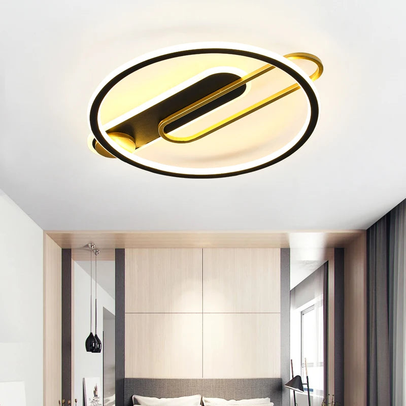 plafonnier led design nordique créatif pour décoration intérieure - vue 5 sur 9