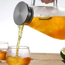 Bouilloire verre borosilicate grande capacité pour thé boissons