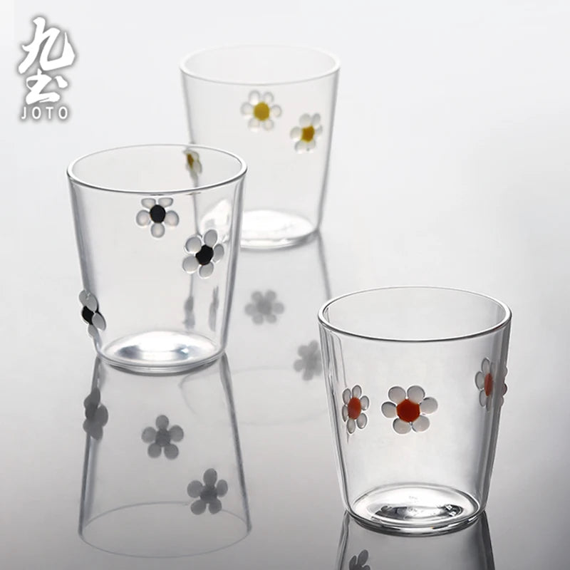 Verre à boire strié résistant chaleur style moderne - vue 2 sur 7