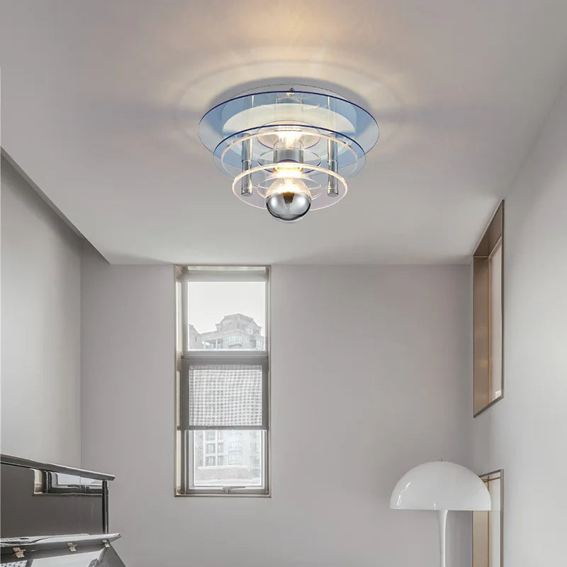 plafonnier acrylique design nordique style spatial pour décoration intérieure - vue 4 sur 14