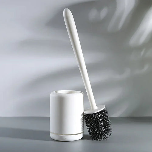 brosse de toilette murale avec support de rangement pratique - vue 7 sur 9