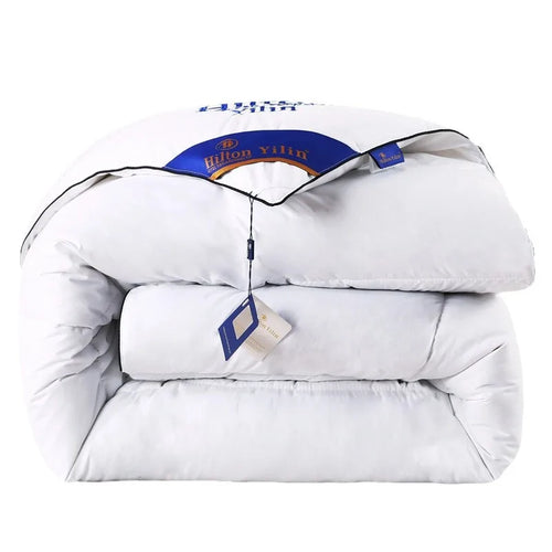 Noble100 % Goose Down Duvet Filled Quilt, Single, Double Size Comforter, Thick Blanket, Monochromatic, Perfect Comfort, Winter - vue 6 sur 5