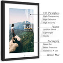 3pcs 11x14 Picture Frames Boxed Set, Display Pictures A4-Size With Mat or 11x14 Without Mat, Black/White/Burlywood Photo Frames