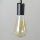 Modern minimalist nordic loft wood and iron wall light
