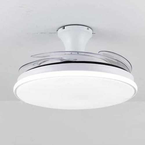 plafonnier intelligent avec télécommande et éclairage led invisible