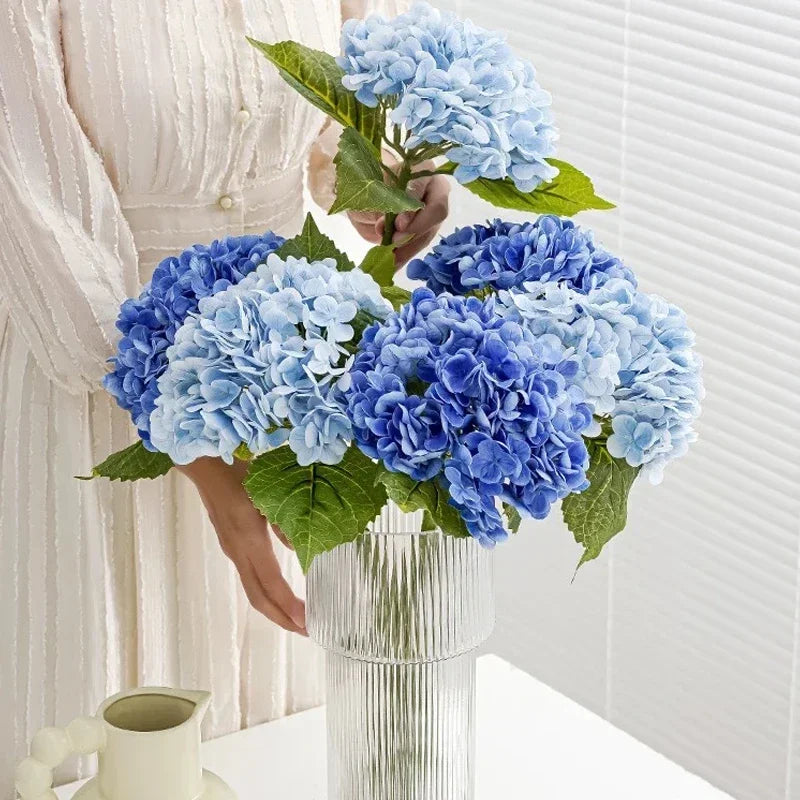 fleurs d'hortensia artificielles pour décoration mariage arrangement floral - vue 2 sur 17
