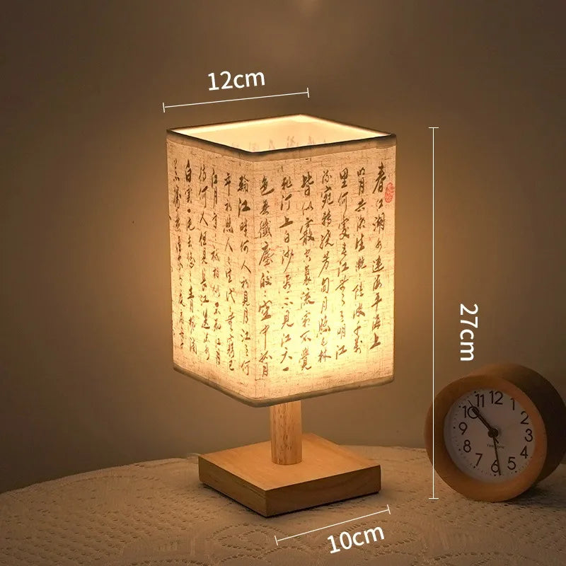 lampe à poser décorative carrée à led avec variateur et prise usb - vue 7 sur 9
