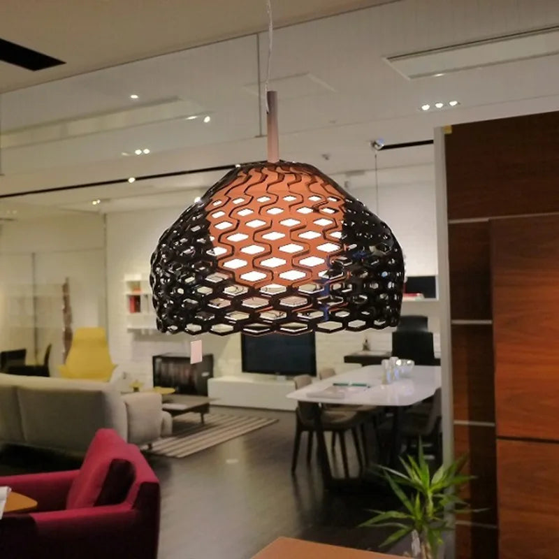 suspension design italien ajouré pour intérieur moderne - vue 4 sur 8