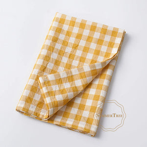 Cotton gingham napkin checked design