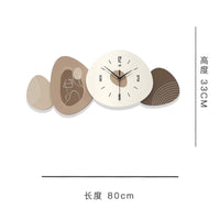 Modern Minimalist Wall Decor, Sofa Background Hanging Watch, Large Creative Wall Clock, 3D Wall Pendant, Home Decoration, 80cm