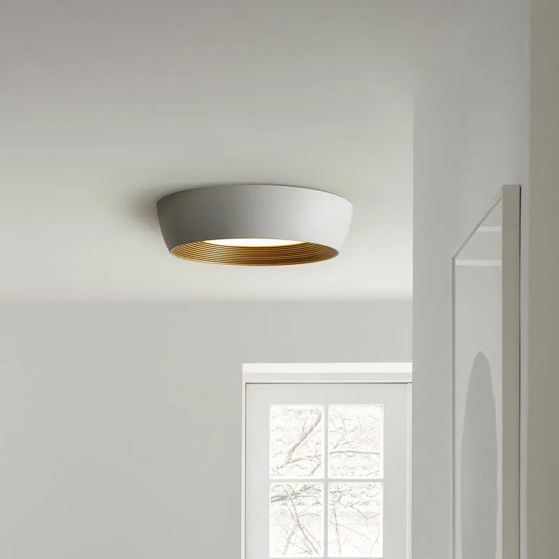 Minimalist Italian vortex pattern ceiling light high-end modern LED design - vue 3 sur 10