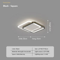 plafonnier moderne led luxueuse décoration intérieure nordique créative