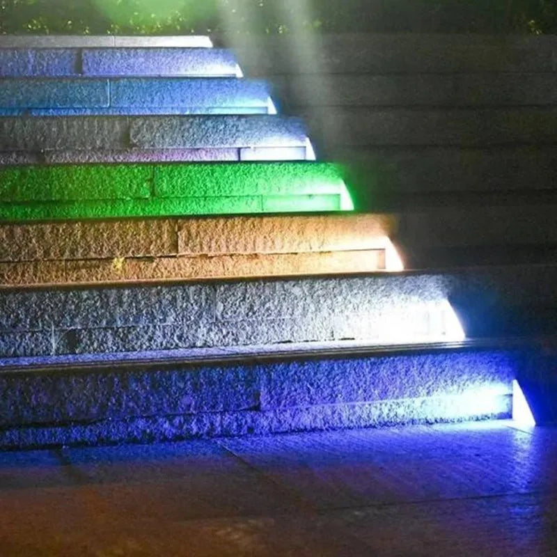 capteur solaire extérieur étanche led pour jardin et escalier - vue 3 sur 8